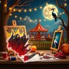 50 Pcs Red Feather Nature Feather Carnival Halloween Costume,Red Handicrafts,