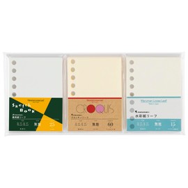 Maruman Loose Leaf Set of 3 Pack Mini 9 Holes 2024 Sketchbook Day Limited Edition LMM2AX3
