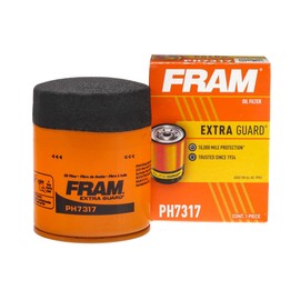 Fram PH7317 Extra Guard 10K Mile Change Interval Spin-On Oil Filter, black