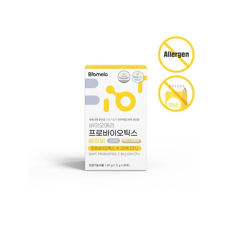 Biomera [바이오메라] 프로바이오틱스 베이비 (30포) 아기 유산균 비피더스 [Biomera] Probiotics