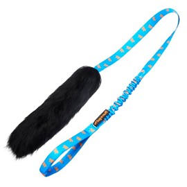Tug-E-Nuff Sheepskin Chaser Tug (Royal Blue Pattern)