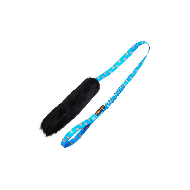 Tug-E-Nuff Sheepskin Chaser Tug (Royal Blue Pattern)