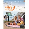 addlon 35FT Solar String Lights Outdoor, IP54 Waterproof Solar Powered