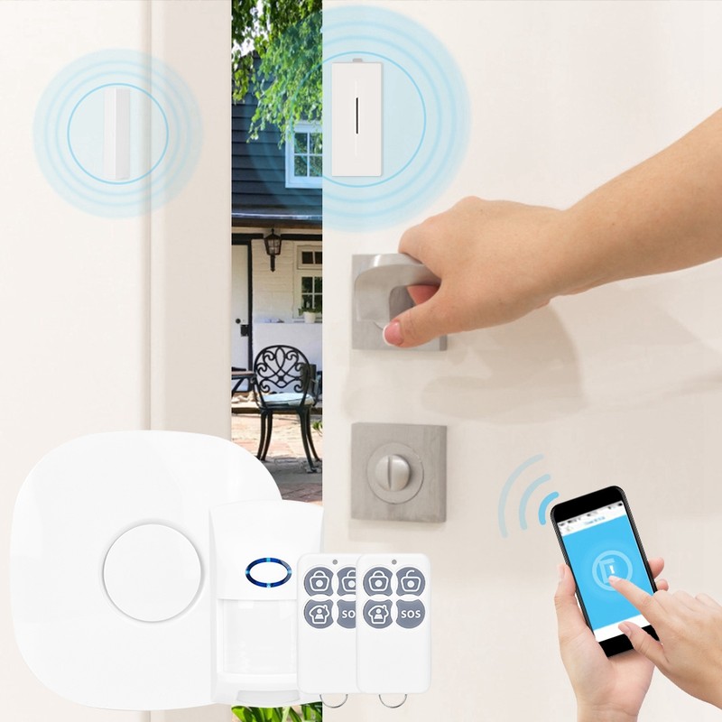 GSM Alarm Host Home Burglar Alarm Wireless Sensor System Remote