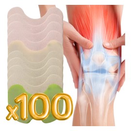 100 Parches Alivia Dolor Musculares Rodilla Espalda Natural