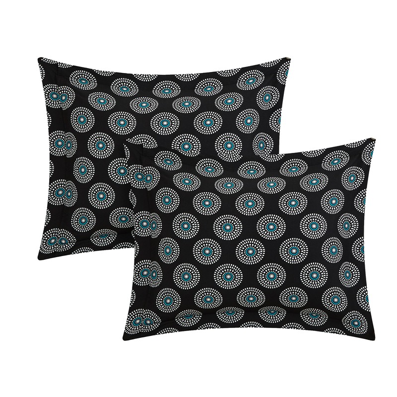 Chic Home Black Reversible Bed in a Bag Comforter Set,