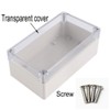 Plastic Electronic Project Box Junction Enclosure Case Box Waterproof Clear