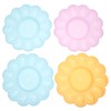 Lurrose Deviled Egg Platter Tray, 4Pcs Egg Holder Dish Flats
