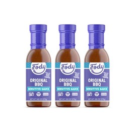 Fody Foods Vegan BBQ Sauce | Low FODMAP Certified | Gut Friendly, No Onion | IBS Friendly Kitchen Staple | Gluten Free, Lactose Free, Non GMO | 12 Ounce pack of 3