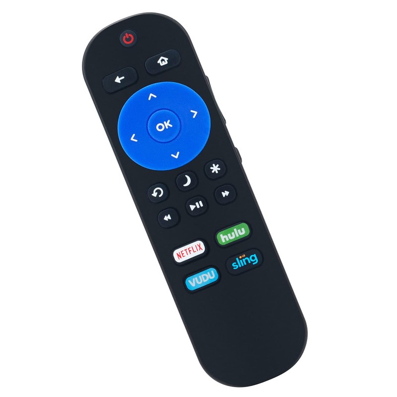 Replacement Remote Control Applicable for Element Roku TV E2AA40R-T E4AA43R-G