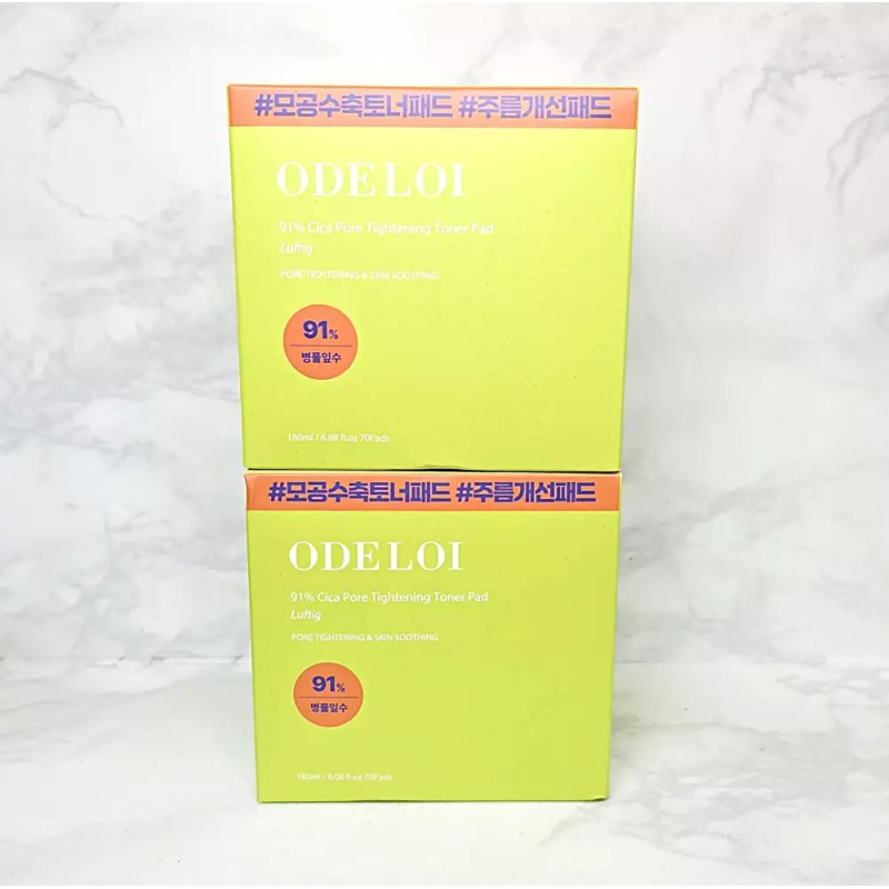ODROI [본품1+본품1] 오드로이 모공수축 토너패드 시카 91퍼센트 로프디 70매 나노