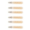 2 PCS E14 LED Light Bulb 3w Golden Tubular Bulb