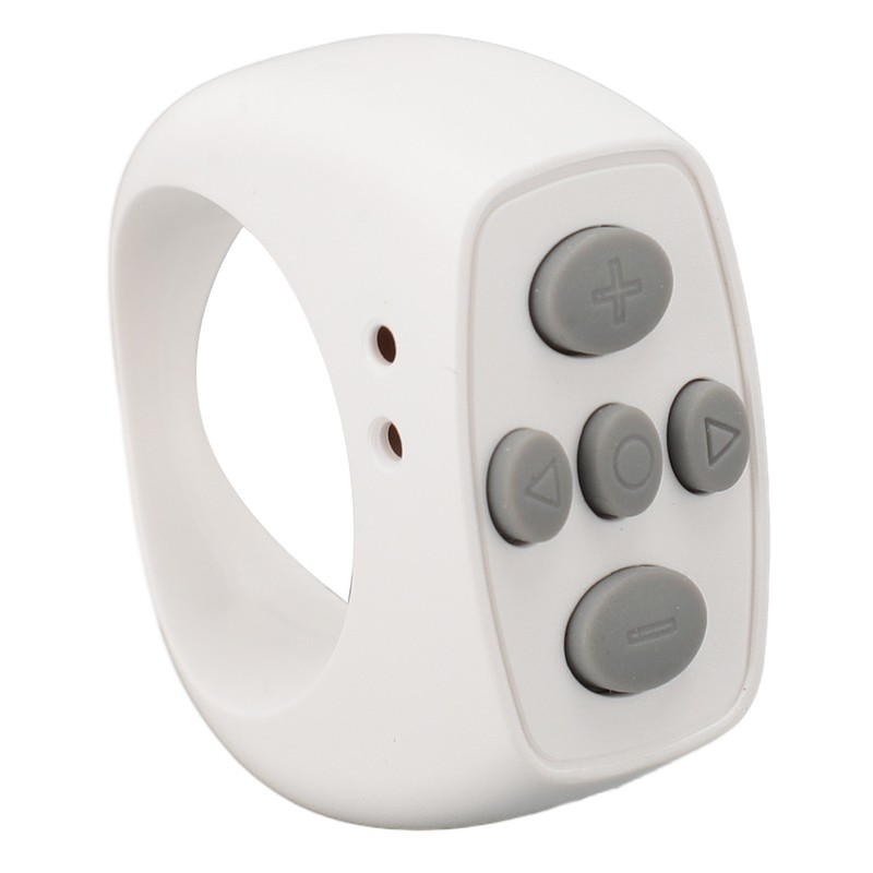 Bluetooth Remote Control Ring 10M with 200mAh Charging Compartment Remote