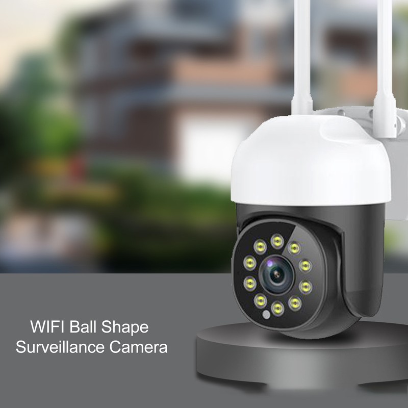 1MP HD Surveillance Camera 360° 1920x1080 Floodlight Motion Tracking 1080P