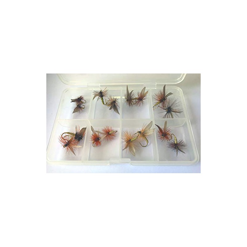 BestCity Fly Fishing DRY FLY GREENWELLS GLORY Set of 16