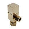 Westbrass D105QS-01 Square Handle 1/4-Turn Angle Stop 1/2" Copper x