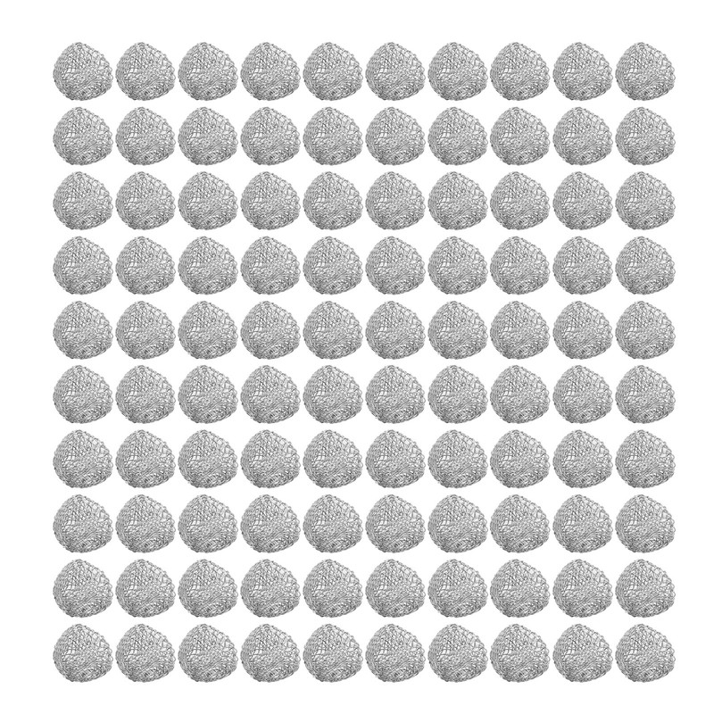 Pwshymi Pipe Ball Mesh Pipe Sieve Pack of 100 Reusable