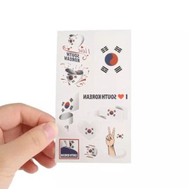 태극기 판박이 타투스티커 타투스티커 태극기타투 태극기타투스티커 Taegeukgi Temporary Tattoo Sticker Taegeukgi Tattoo Taegeukgi Tattoo Sticker