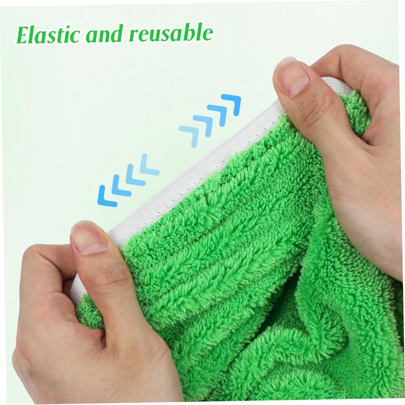 Gatuida 6pcs Microfiber Mop Pads Replacement Washable Flat Mop Cloths