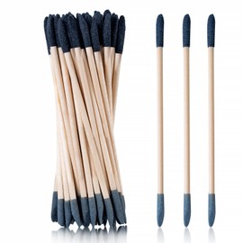 30 Pcs Sanding Sticks, Premium Double-Ended Matchstick Sanding Stick for Small Area/Hole Sanding, Fine Detail Polishing Sticks for Plastic Models/Wood/Metal, 120/280 Grit