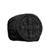 REchoLI Cross Ring for Man Black Stainless Steel Saint Benedict