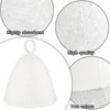 JaGely 1/2/4/8 Pcs Sauna Hat for Men Women Vaporarium Russian