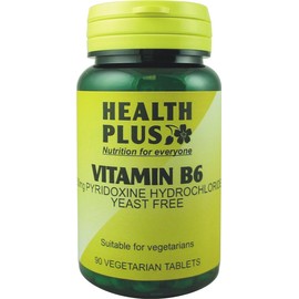 Health Plus Vitamin B6 : Vitamin B6 supplement : 90 tablets