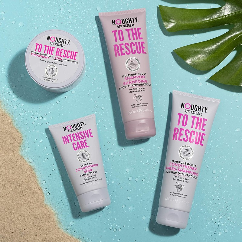 Noughty To The Rescue Moisture Boost Shampoo for Dry, Frizzy