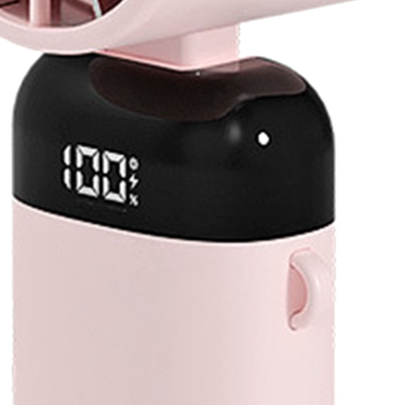 Folding Small Fan USB Rechargeable Fan Digital Display Portable Desktop