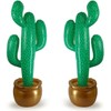 GiftExpress 2 Pack Inflatable 36" Cactus Prop Décor for Mexicano