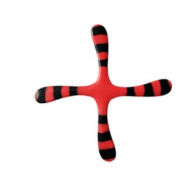 Left Handed Red Bumblebee Boomerang - Easy Returning Boomerangs. Great for kids and adults.