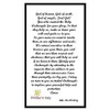 Prayer to St Michael the Archangel Laminated Holy Card Blessed