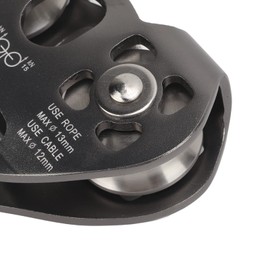 LiebeWH Double Trolley Pulley Zipline Pulley Climbing Pulley Effective Mountaineering