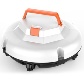 Pool Vacuum for Above Ground Pool, Cordless Robotic Pool Cleaner Automatic Pool Robot for In-Ground Flat Pools