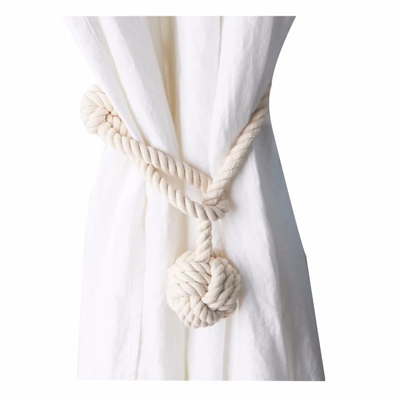 aoozleny Curtain Tiebacks 2 Pack, Curtain Ties, Curtain Holders for