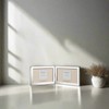 Viceni UNPF5-57 Landscape Hinged Double Photo Frame, 5 by 7-Inch,
