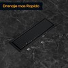 HEEDU Drenaje de Piso-10 * 30CM, SUS304 Hogar Acero Inoxidable
