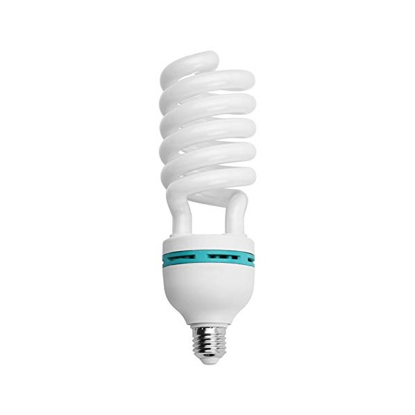 Andoer Spiral Fluorescent Light Bulb 135W 5500K CRI90 Daylight Bulb