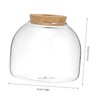 BUGUUYO Glass Terrarium Jar with Moss Terrarium Landscape Container for