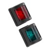 Pair of IP66 Signal Lamp Red Green LED Navigation Warning