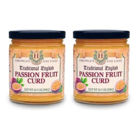 Harrowgate Traditional English Passion Fruit Curd (2 Jars x 10.5 oz)