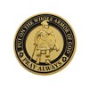 Armor of God Pray Always Challenge Coin Deluxe Gold Plated