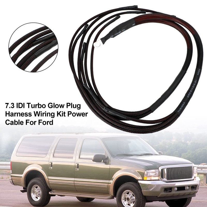 MAD HORNETS 7.3 IDI Turbo Glow Plug Harness Wiring Kit