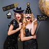 36Pcs Birthday Photo Booth Props, Birthday Party Photo Props Black