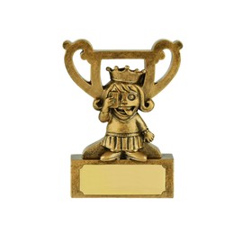 Selfie Queen Gold Mini Cup - Famous Crown Pose Love Yourself Gift for Self-Esteem, Positivity, Party, Emoji, Kids, Face Contour, Angles, Self-Portrait, Social Media Fashion Icon Prize Award