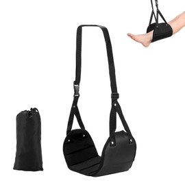 Pence & Moon Collective Adjustable Foot Hammock for Flight, Lightweight Airplane Essentials, Best Airplane Gadgets Provides Relaxation and Comfortable for Long Flight