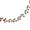 LUJIYY Soft and Realistic Handmade Cherry Felt String Garlands for