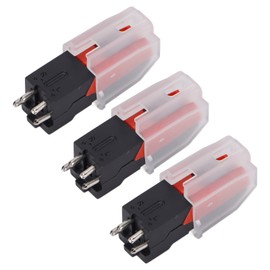 3 Pcs Record Player Needle Antique Replacement Vinyl Phonograph Stylus for Turntable LPAluminum