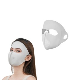 HDKXBEJ UPF 50+ Sun Protection Face Mask for Women Ice Silk Breathable UV Face Shield Mask Cover for Cycling Hiking Outdoor Sports (C1)