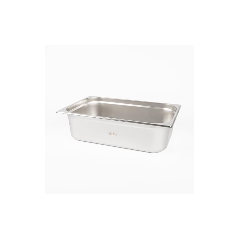 Baki Stainless Steel Gastronorm Container 1/1 Food Pan 65, 100,